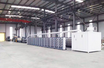 Double head flat wire machine